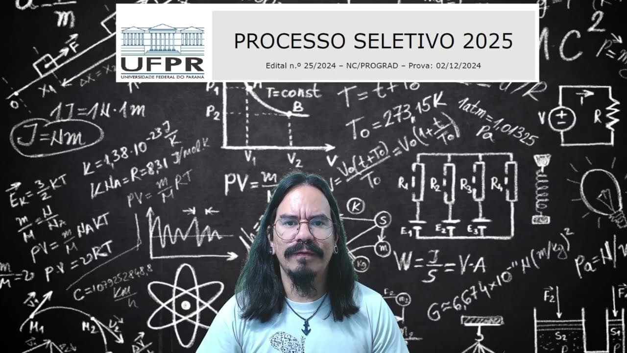 Thumbnail: UFPR 2025 (2ª Fase) - Questão 03