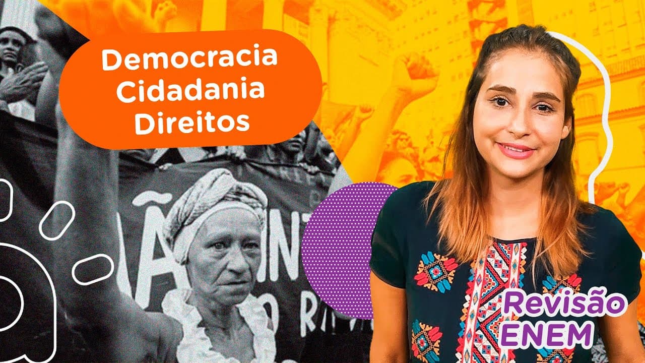 Thumbnail: Democracia, Cidadania e Direitos Humanos | Sociologia | Revisão Enem