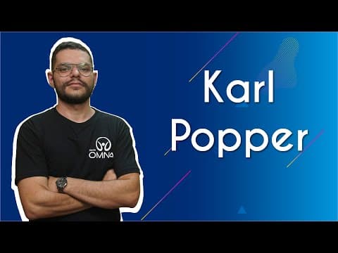 Thumbnail da aula: Karl Popper - Brasil Escola