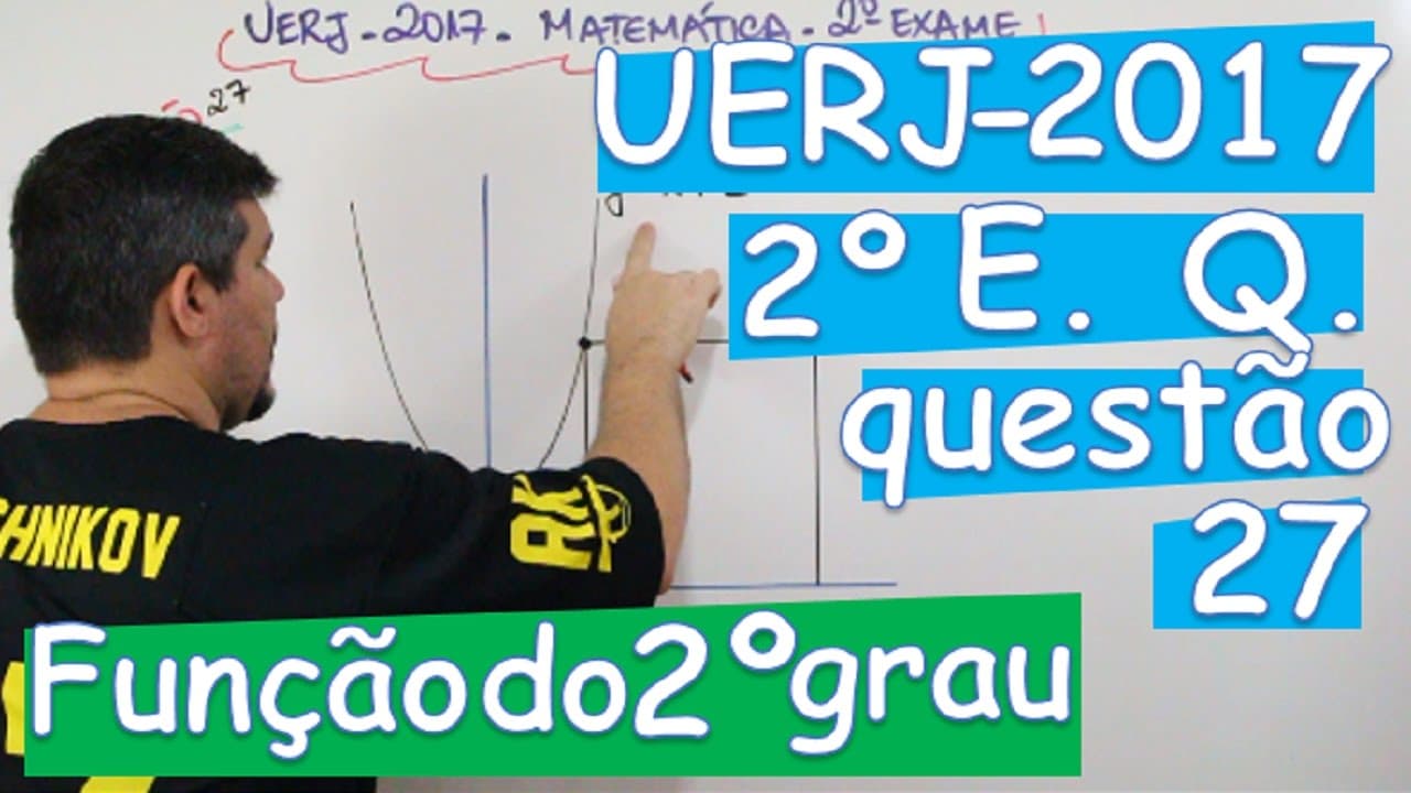 Thumbnail: Questão 27 - UERJ 2017 - 2º Exame de Qualificação
