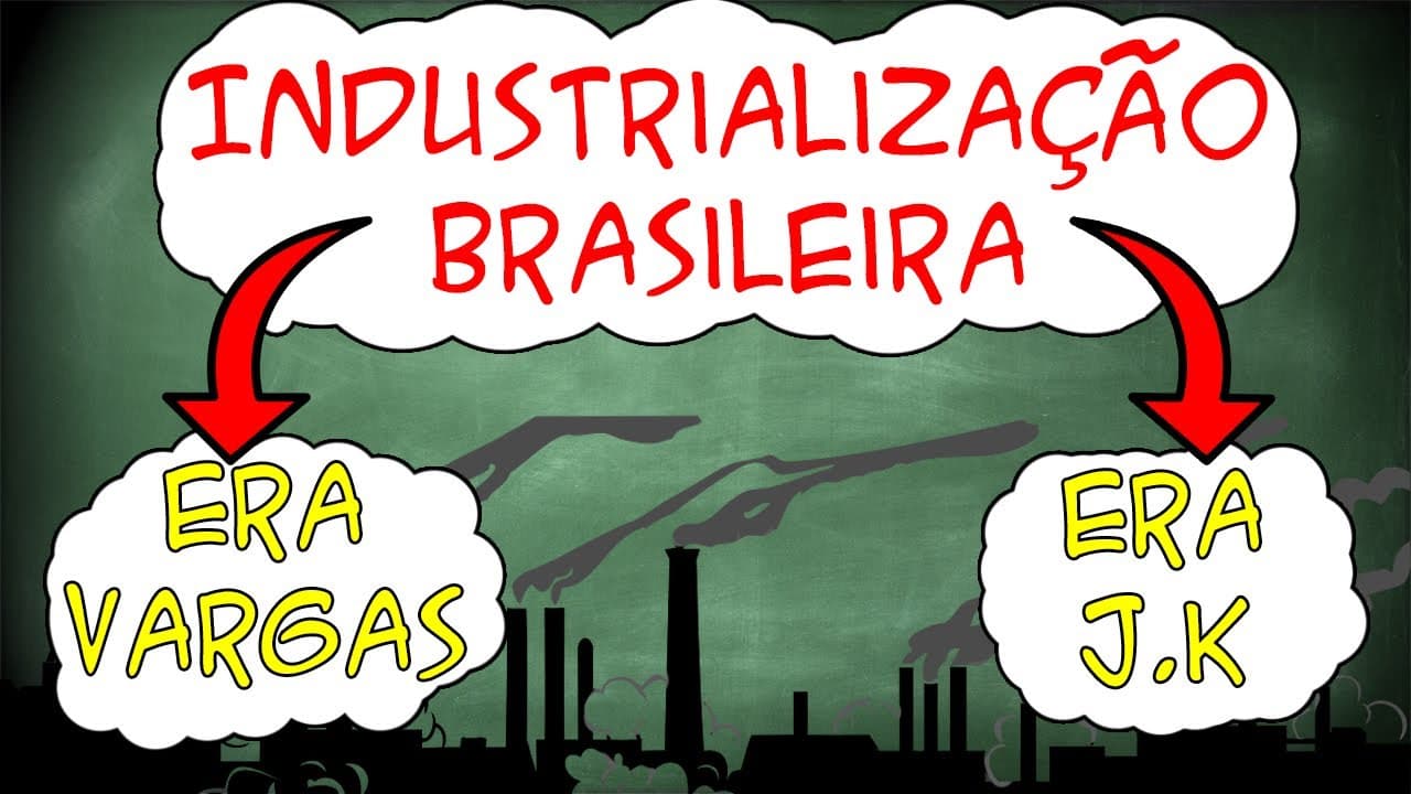 Thumbnail: Industrialização brasileira, da ERA VARGAS a JUSCELINO KUBITSCHEK