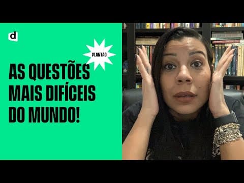 Thumbnail da aula: Resolução das 5 questões mais difíceis de Filosofia no Enem | PLANTÃO DESCOMPLICA