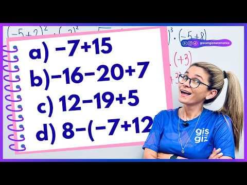 Thumbnail da aula: NÚMEROS POSITIVOS E NEGATIVOS | OPERAÇÕES COM NÚMEROS INTEIROS 7º ANO | MULTIPLICAÇÃO, ADIÇÃO