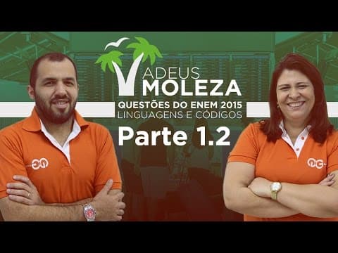 Thumbnail da aula: Questões de Lingua Portuguesa do ENEM 2015 resolvidas | Parte 2