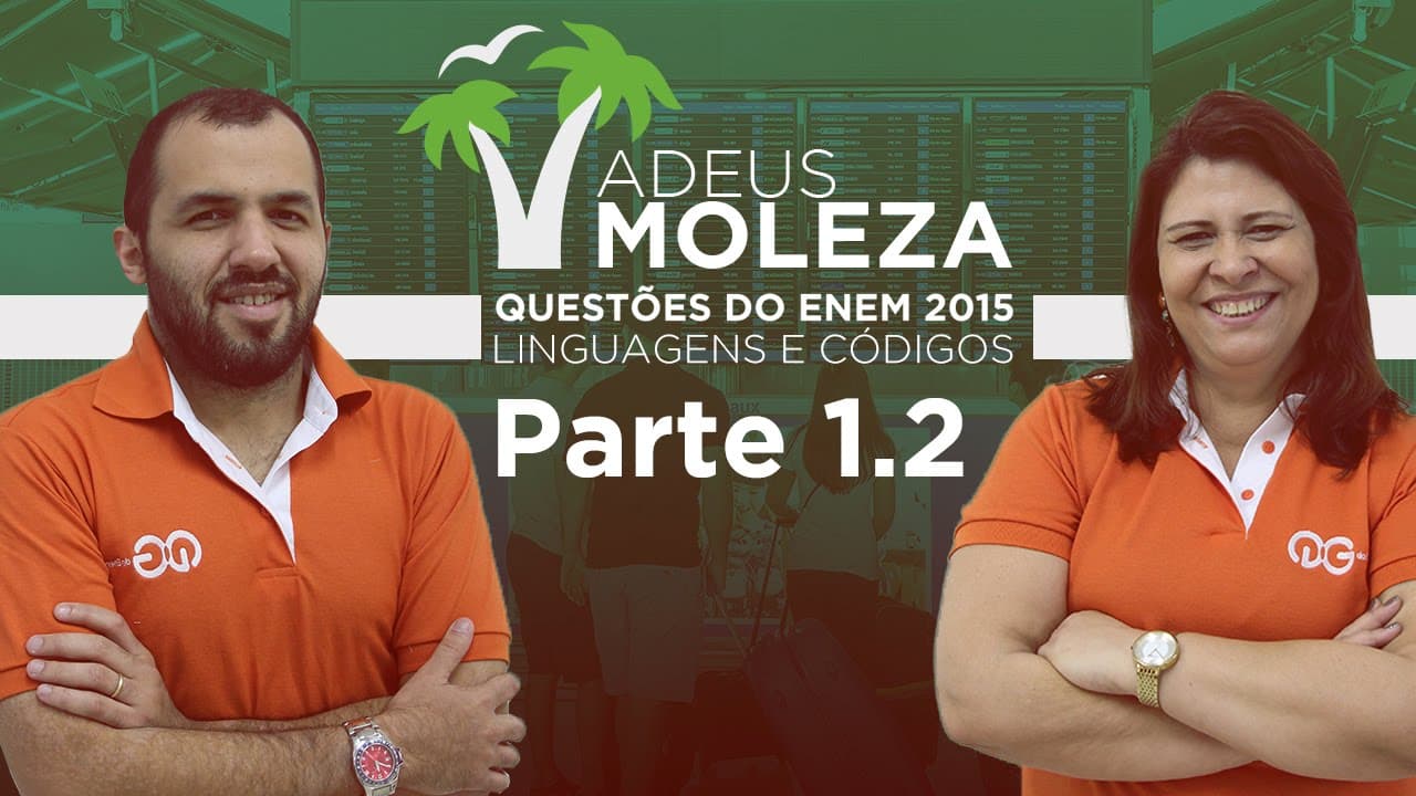 Thumbnail: Questões de Lingua Portuguesa do ENEM 2015 resolvidas | Parte 2