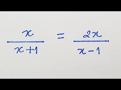 Thumbnail da aula: ❎ Equação Fracionária - Professora Angela Matemática