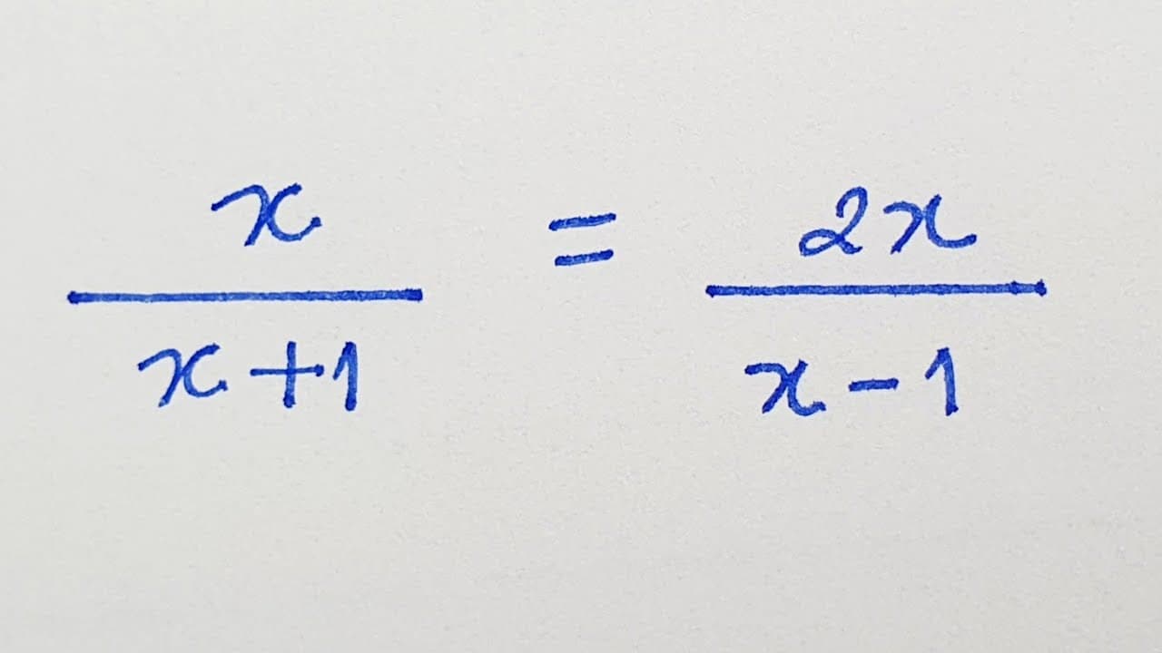 Thumbnail: ❎ Equação Fracionária - Professora Angela Matemática