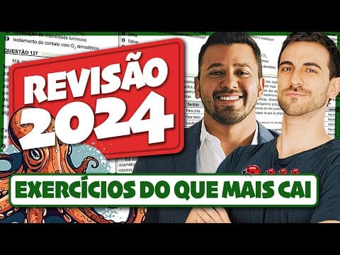 Thumbnail da aula: 🤯🌲 O QUE MAIS CAI EM BIOLOGIA NO ENEM: Revisão FINAL por EXERCÍCIOS!!