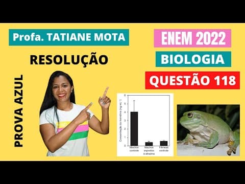 Thumbnail da aula: ✅[ENEM 2022] # BIOLOGIA # QUESTÃO 118 – SISTEMA ENDÓCRINO - Em 2002, foi publicado um artigo