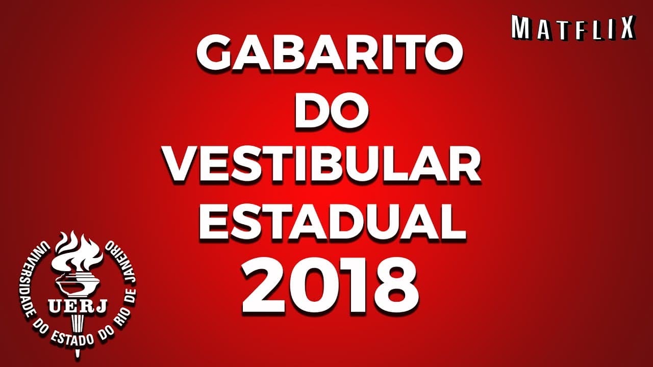 Thumbnail: QUESTÃO 36 - 1° EXAME DE QUALIFICAÇÃO UERJ 2018 -VESTIBULAR - MATEMÁTICA - GABARITO - FELIPE FONTES