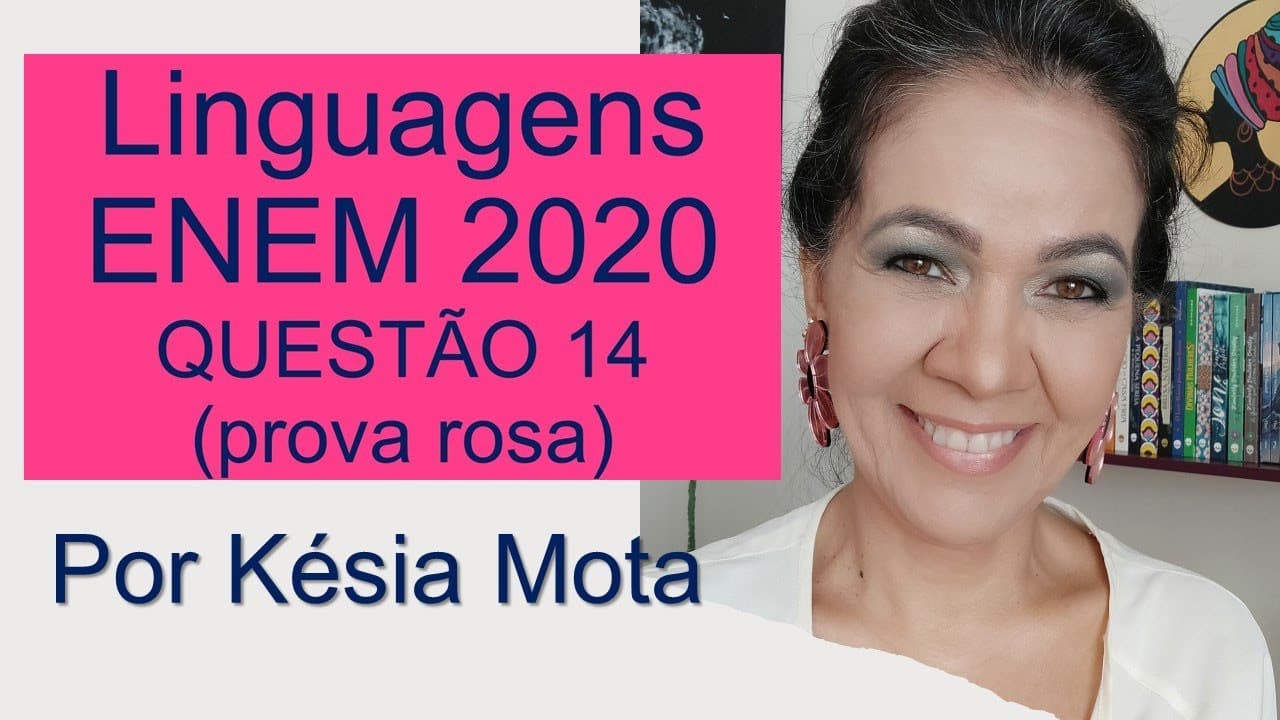 Thumbnail: Questão 14 do ENEM 2020 (prova rosa)