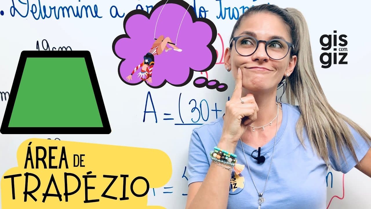 Thumbnail: ÁREA DO TRAPÉZIO | GEOMETRIA PLANA | |ÁREA DE FIGURAS PLANAS |