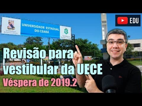 Thumbnail da aula: Revisão rápida de Física para UECE 2019.2