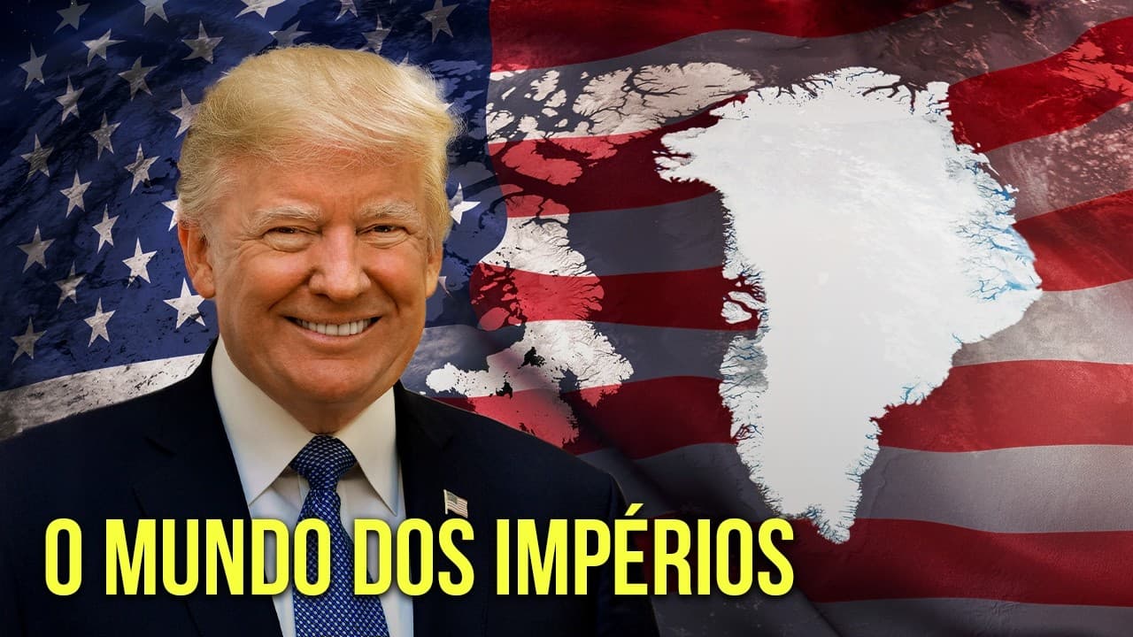 Thumbnail: GROENLÂNDIA E ICE: O redesenho do mapa-múndi no Governo Trump | Atualidades para o Enem