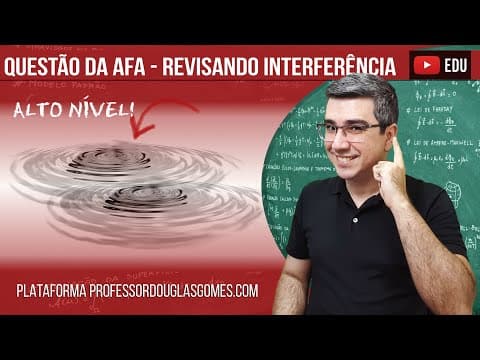 Thumbnail da aula: Interferência e ondas estacionárias (afa 2020)