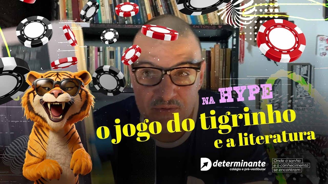 Thumbnail: o jogo do Tigrinho e a literatura - Na Hype