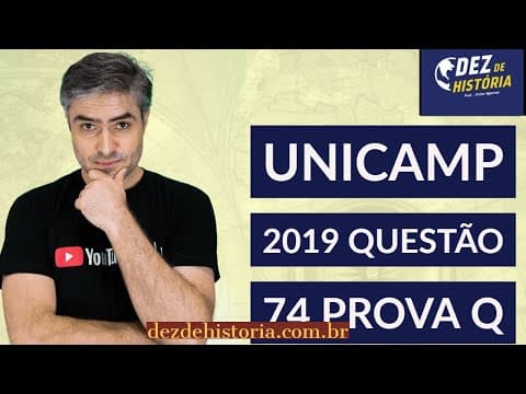 Thumbnail da aula: Resolução questão 74 UNICAMP 2019 prova Q. | Como gabaritar na Unicamp