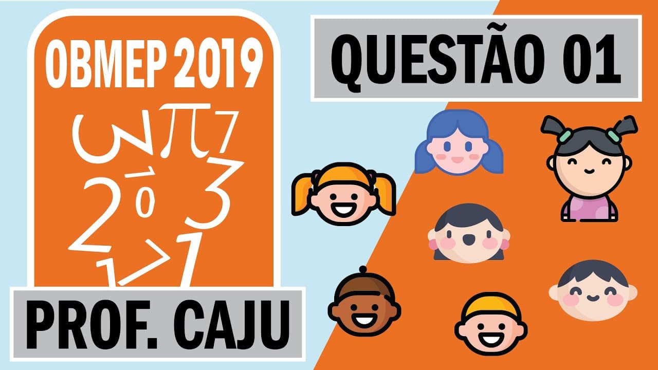 Thumbnail: 🥇 OBMEP 2019 🥇 Questão 01 1ª Fase Nível 3 - Os estudantes de uma escola foram divididos em equipes