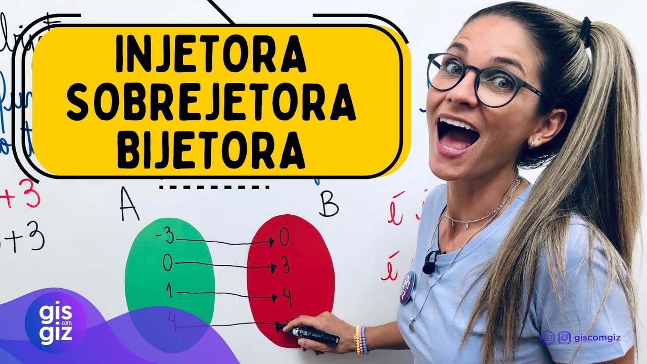 Thumbnail: FUNÇÃO INJETORA, SOBREJETORA E BIJETORA
