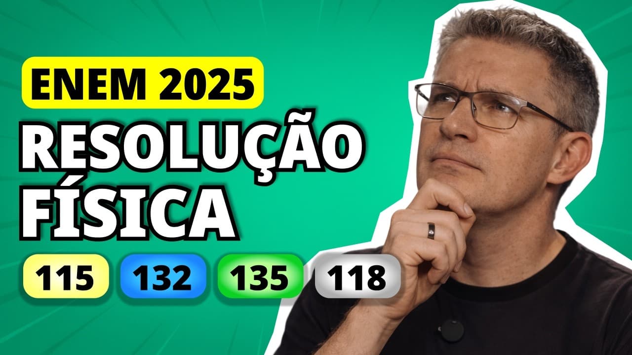 Thumbnail: ENEM 2025 FÍSICA – Questão 115 | O nível sonoro, em decibel (dB), é calculado pela expressão