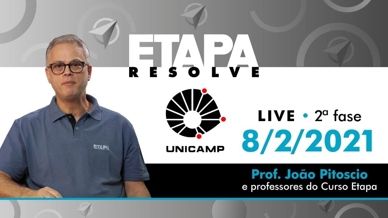 Thumbnail: Etapa Resolve: Live | Unicamp 2ª Fase - 8/2