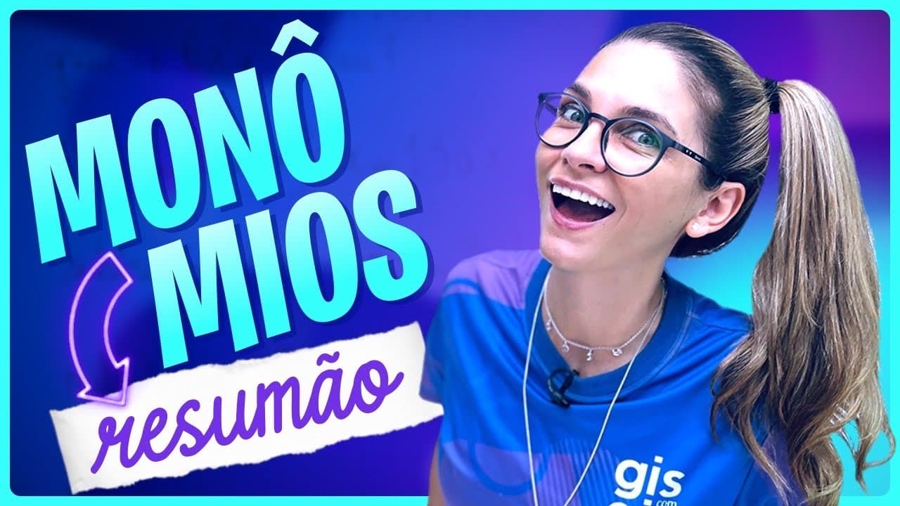 Thumbnail: Monômios: Adição, Subtração, Multiplicação e Divisão - Resumo Completo -