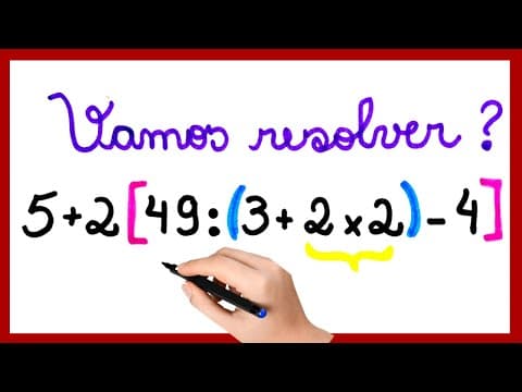 Thumbnail da aula: CONSEGUE RESOLVER? Vou te ensinar de forma fácil e didática como CALCULAR A EXPRESSÃO.