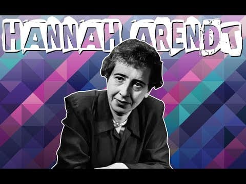 Thumbnail da aula: HANNAH ARENDT: POVO, RALÉ E ANTISSEMITISMO