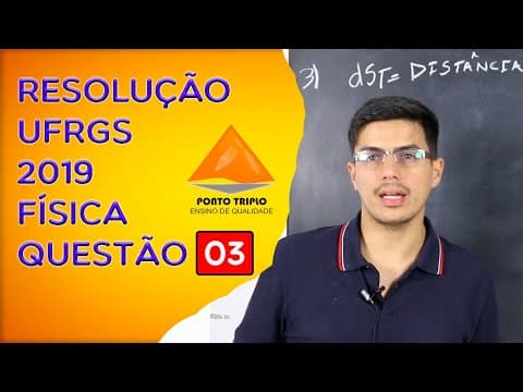 Thumbnail da aula: resolução ufrgs 2019 fisica questão 3