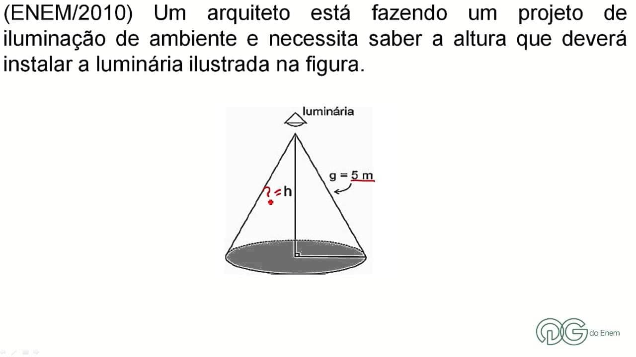 Thumbnail: Matemática: Cones - ENEM