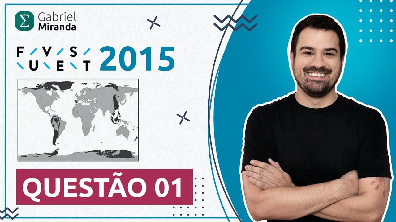 Thumbnail: FUVEST 2015 - 1ª Fase -  Diz-se que dois pontos da superfície terrestre são antípodas quando...