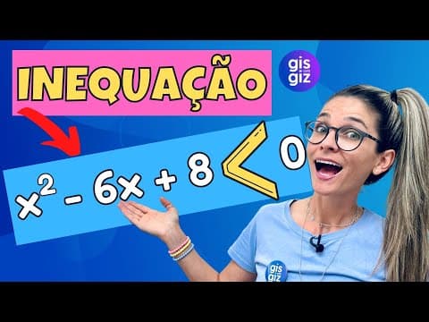 Thumbnail da aula: INEQUAÇÃO DO 2º GRAU EXERCÍCIOS  - Matemática ensino médio   Prof. Gis/