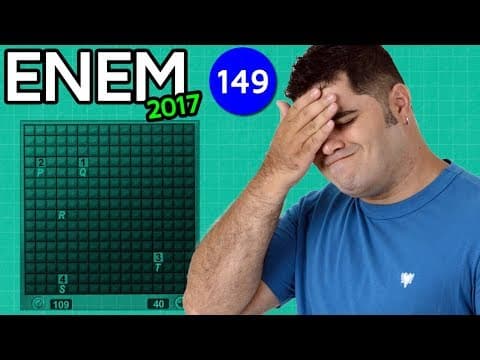 Thumbnail da aula: 🔥 ENEM 2017 Matemática #14 👉 Probabilidade no Campo Minado (questão difícil)