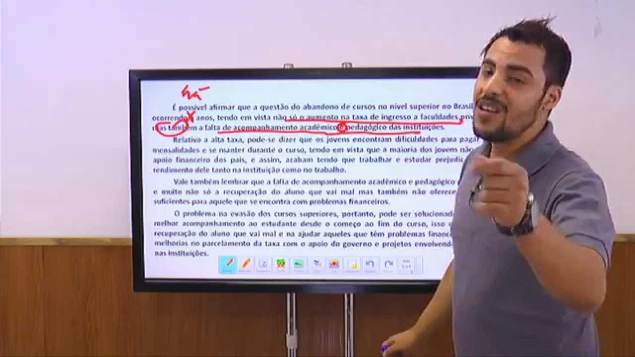 Thumbnail: Redação - O uso da 1ª pessoa nos textos dissertativos