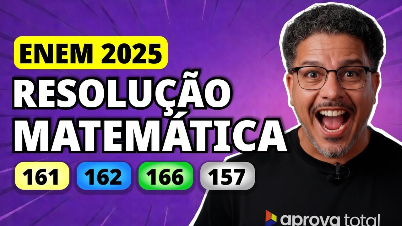Thumbnail: ENEM 2025 Matemática – Questão 161 | Uma empresa produziu, em um determinado mês, 110 toneladas de