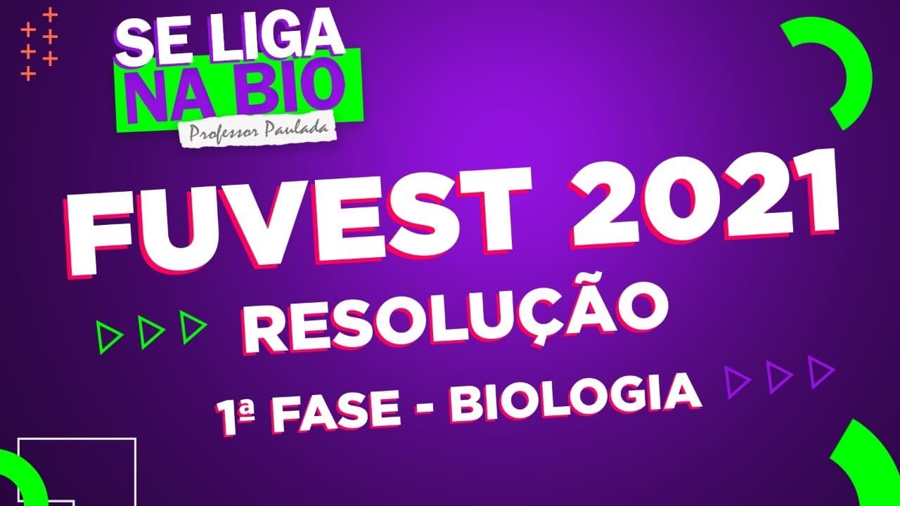 Thumbnail: RESOLUÇÃO FUVEST 2021 | Prof. Paulada