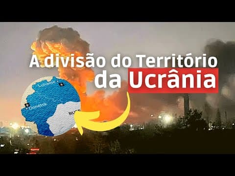 Thumbnail da aula: A Ucrânia foi dividida em duas pela Rússia.
