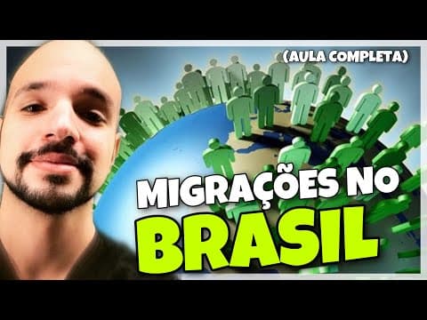 Thumbnail da aula: Migrações no Brasil (AULA COMPLETA) | Ricardo Marcílio