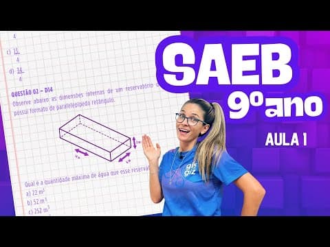 Thumbnail da aula: SIMULADO PREPARATÓRIO SAEB 9º ANO MATEMÁTICA