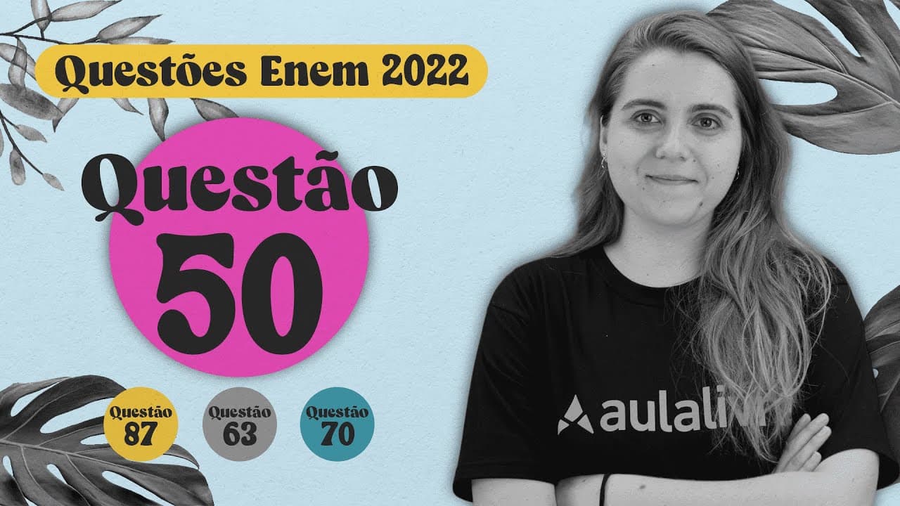 Thumbnail: ENEM 2022 | Interseccionalidade | Questão 50