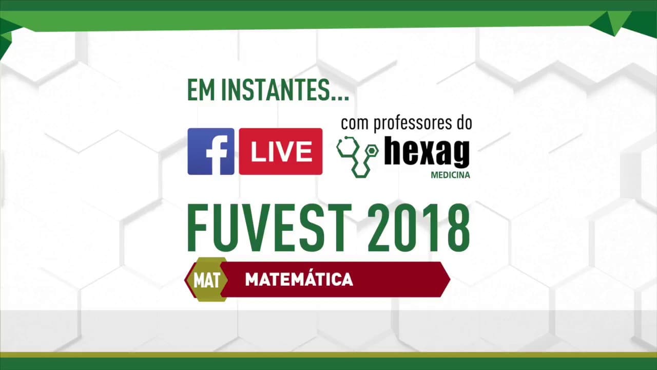 Thumbnail: AULÃO FUVEST (AO VIVO) - 1ª FASE - MATEMÁTICA