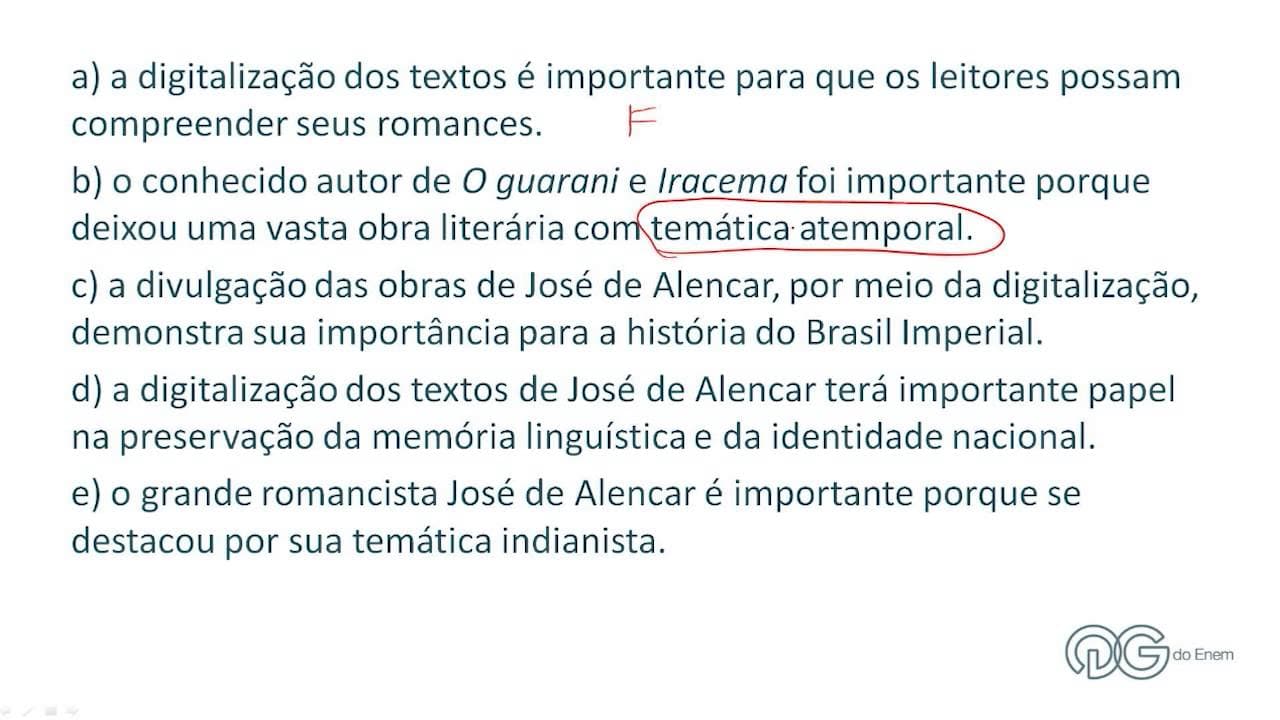 Thumbnail: Literatura: A Prosa Romântica - ENEM