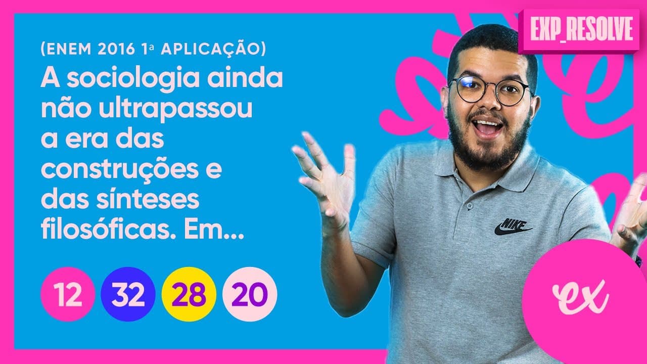Thumbnail: A SOCIOLOGIA AINDA NÃO ULTRAPASSOU A ERA DAS (...) | INTRODUÇÃO À SOCIOLOGIA E TEÓRICOS CLÁSSICOS