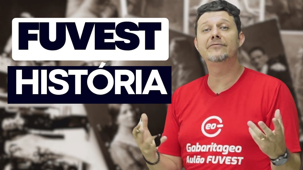 Thumbnail: RESOLUÇÃO FUVEST 2024 | HISTÓRIA | GabaritaGeo