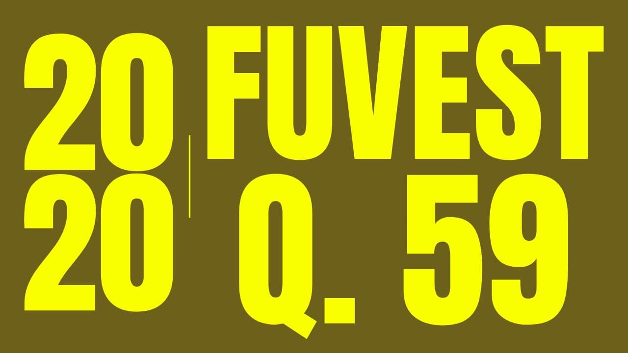 Thumbnail: FUVEST 2020: q. 59 [História]