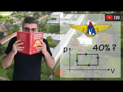 Thumbnail da aula: Ciclo retangular no diagrama pV | Máximo rendimento | ITA IME