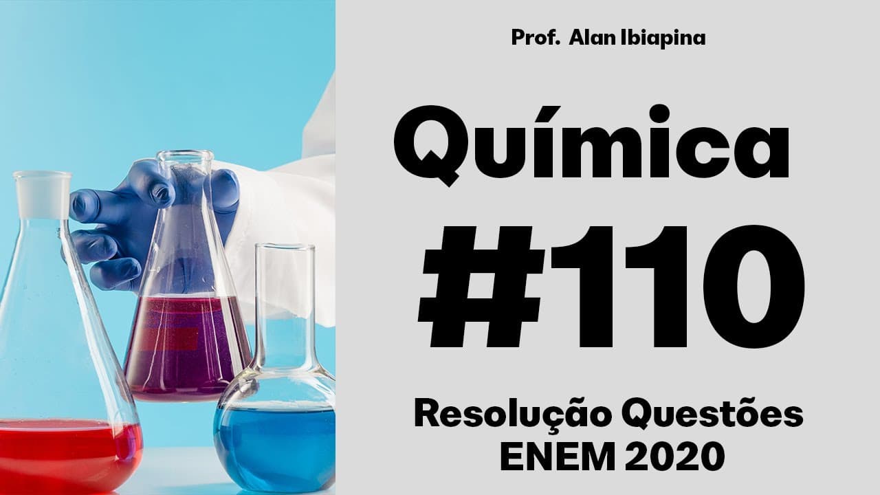Thumbnail: Questão 110 ENEM 2020 - A nanotecnologia pode ser caracterizada quando os compostos estão na ordem