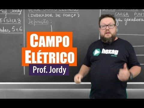 Thumbnail da aula: Física - Campo Elétrico