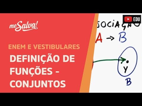 Thumbnail da aula: Funções: Definição de função pela notação de conjuntos | Me Salva!