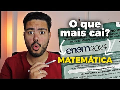 Thumbnail da aula: Estude esses assuntos para fazer +800 em Matemática no ENEM